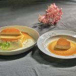 flan cake - S journey train Vietnam