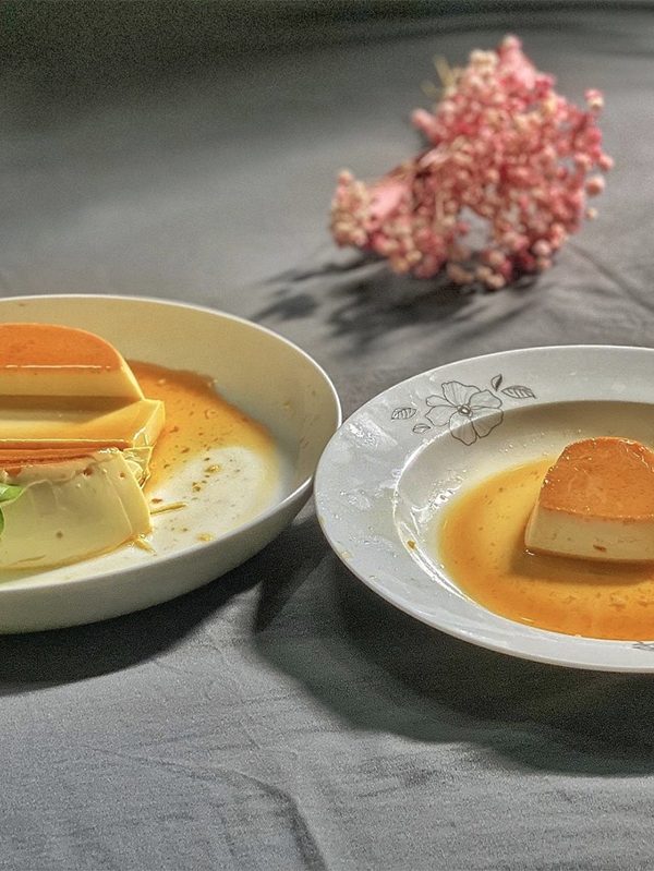 flan cake - S journey train Vietnam