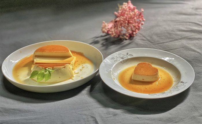 flan cake - S journey train Vietnam