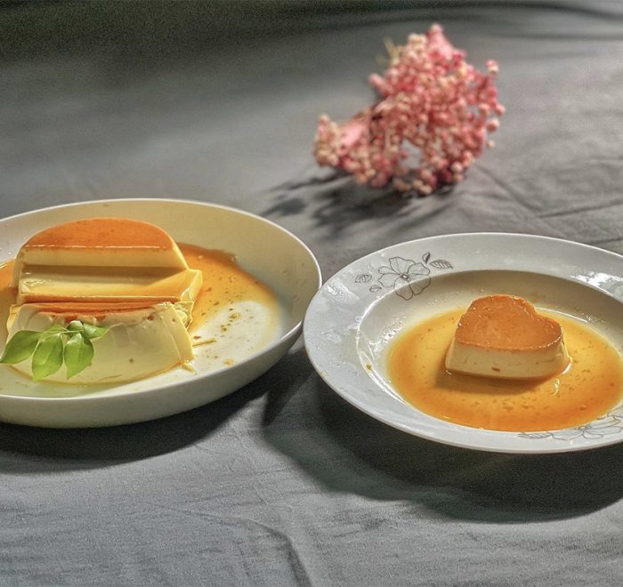 flan cake - S journey train Vietnam